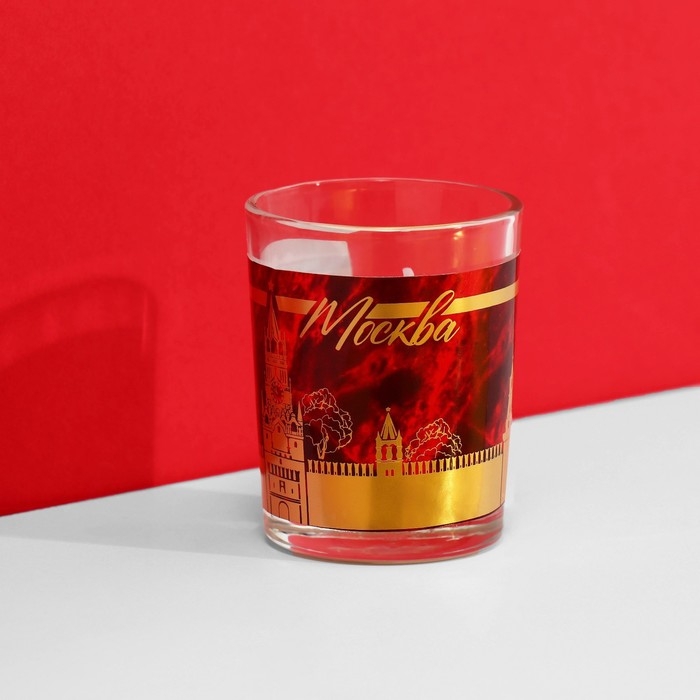 Свеча в стакане «Москва», 5 х 6 см Свеча в стакане «Москва», 5 х 6 см