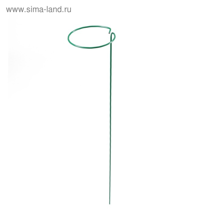 Кустодержатель для цветов, d = 20 см, h = 70 см, ножка d = 0.3 см, металл, зелёный, Greengo