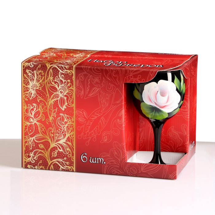 Набор бокалов для вина Набор бокалов для вина "Жостово" 6 шт, 220 мл