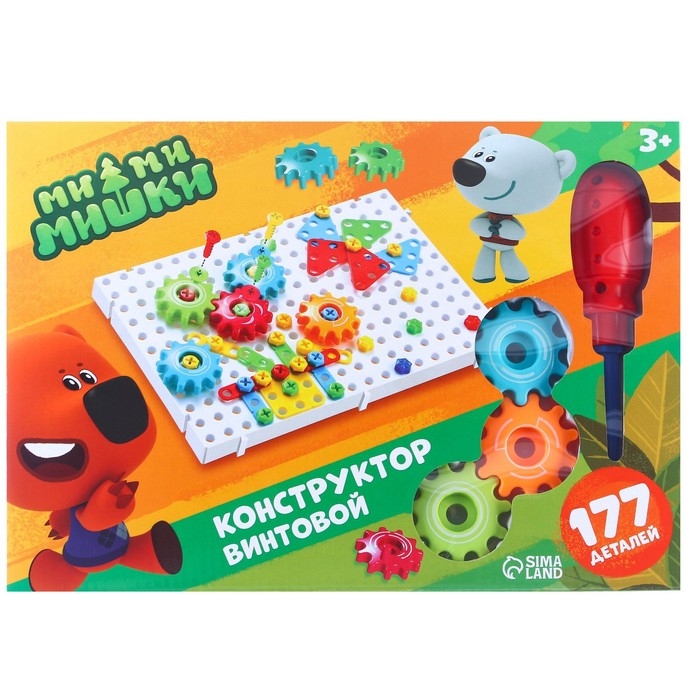 Конструктор винтовой МиМиМишки, 177 деталей Конструктор винтовой МиМиМишки, 177 деталей