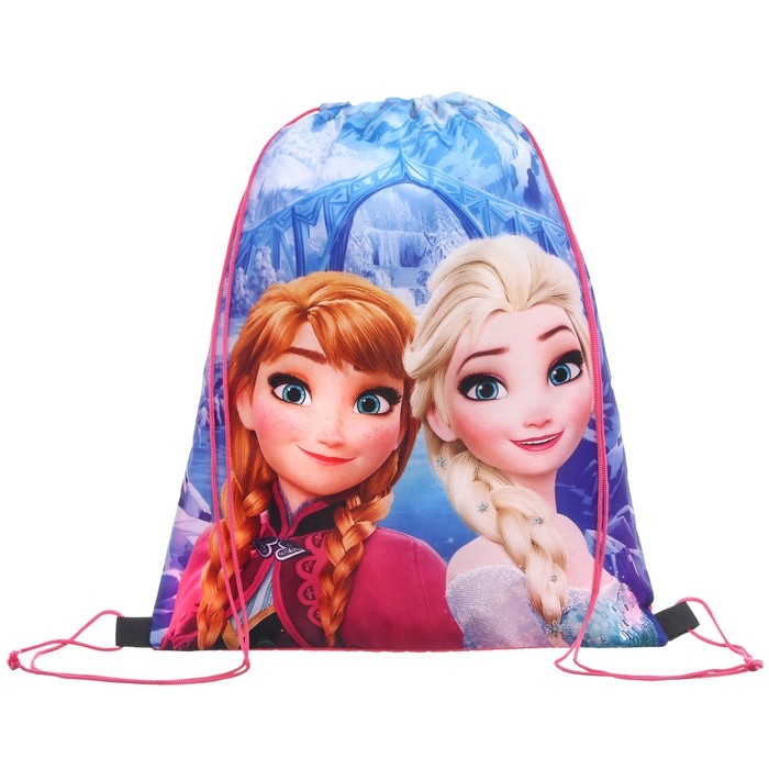 Мешок для обуви 420*330 мм, Холодное сердце  Мешок для обуви 420*330 мм, Холодное сердце "Анна и Эльза"