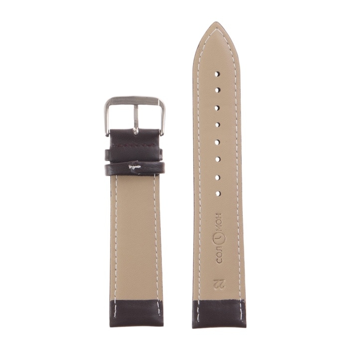 Ремешок для часов Ремешок для часов "Соломон" 22 мм, натуральная кожа, l=20 см, коричневый