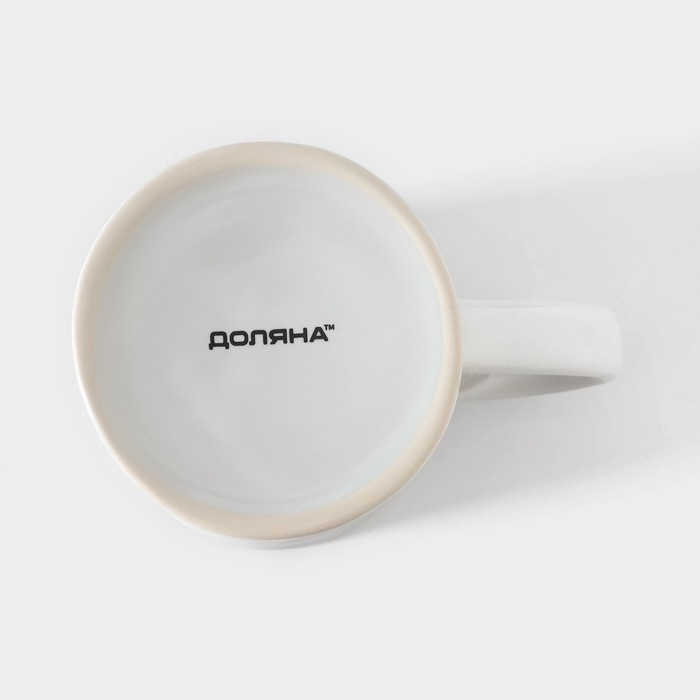 Кружка пивная керамическая Доляна, 300 мл, 12×8×10,3 см, цвет белый Кружка пивная керамическая Доляна, 300 мл, 12×8×10,3 см, цвет белый