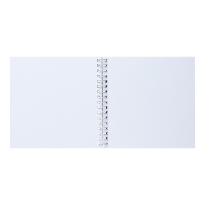 Скетчбук MESHU 150 х 150 мм, 60 листов, на гребне "Виртуальный мир", выборочный лак, покрытие Soft-Touch, блок 120 г/м2