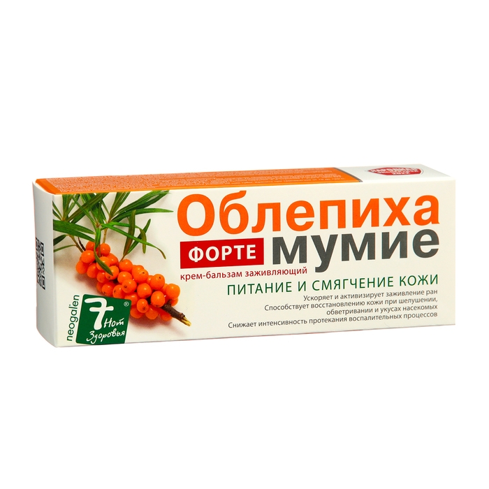 Крем-бальзам  Крем-бальзам "7 нот здоровья Облепиха Форте", 75 мл