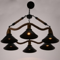 Люстра 85209/6 E27 40Вт черный 76х76х58-112 см BayerLux