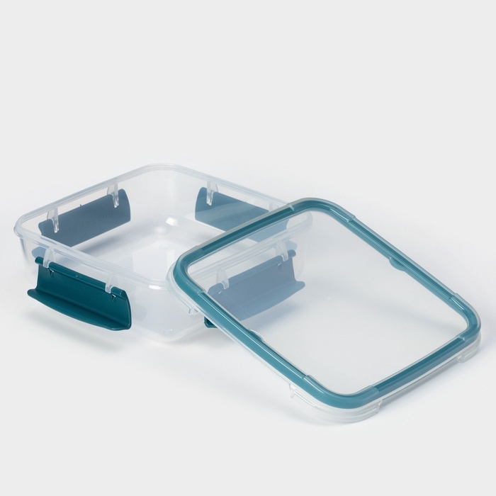 Контейнер пищевой герметичный Butterfly, 800 мл, пластик, прозрачный, крышка МИКС