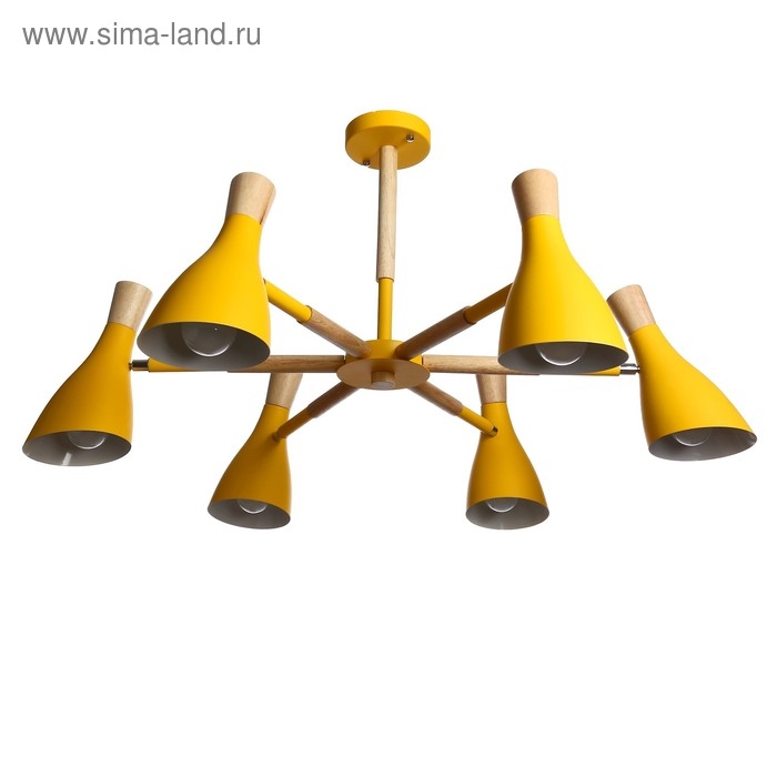 Люстра "Марокко" 6х40Вт E27 желтый 90х90х58,5 см BayerLux