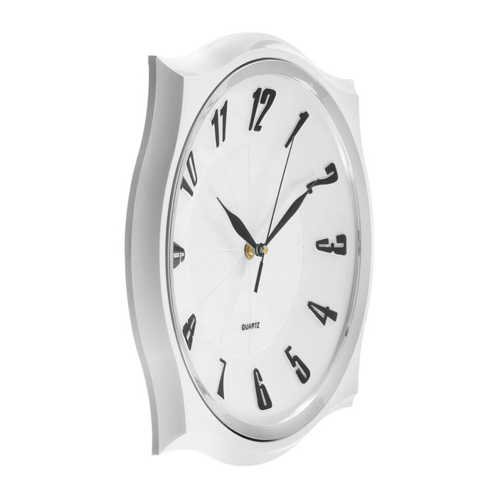 Часы настенные интерьерные,  Часы настенные интерьерные, "Фоссе", бесшумные, 31 х 31 см