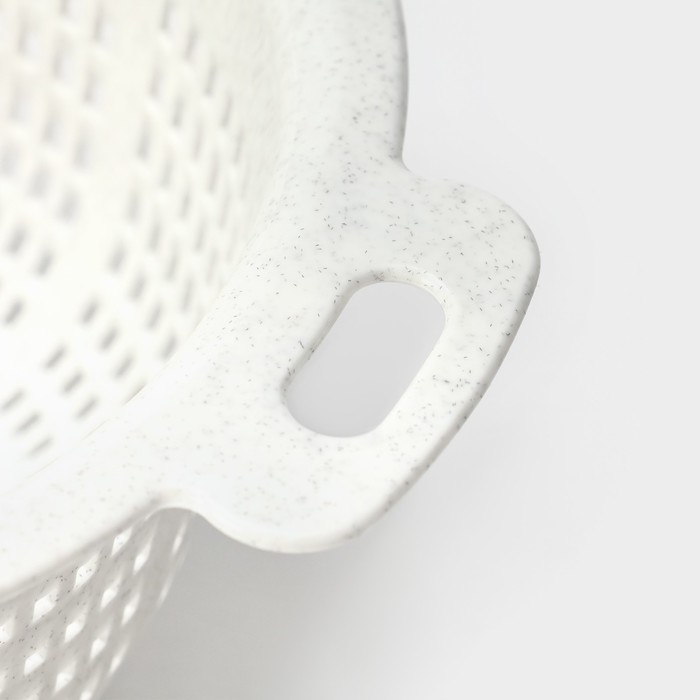 Дуршлаг кухонный, d=23,5 см, цвет мраморный Дуршлаг кухонный, d=23,5 см, цвет мраморный