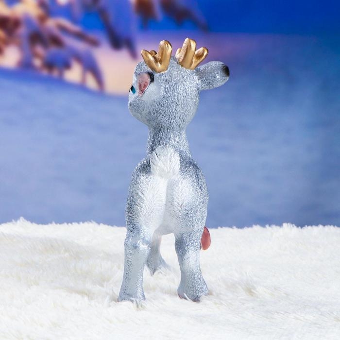 Фигура  Фигура "Олененок Бэйб" серебро 22х13х30