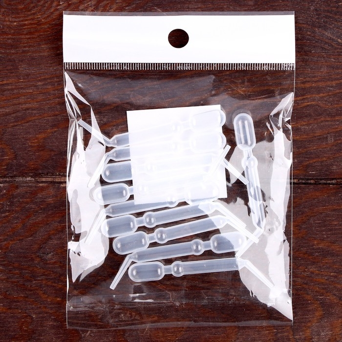 Пипетка для опытов и творчества 1,5 мл, набор 10 шт., размер 1 шт. — 0,9 × 7 см Пипетка для опытов и творчества 1,5 мл, набор 10 шт., размер 1 шт. — 0,9 × 7 см