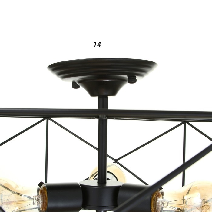 Светильник 2463/3E27 40Вт черный 58х58х22 см BayerLux