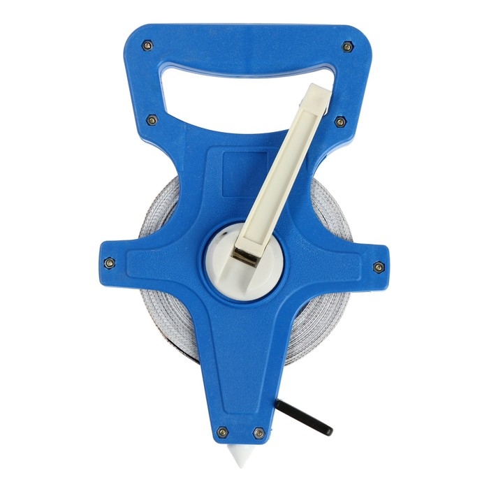 Рулетка геодезическая ТУНДРА, фиберглассовая лента, 30 м Рулетка геодезическая ТУНДРА, фиберглассовая лента, 30 м