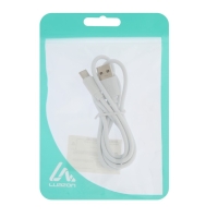 Кабель Luazon, Type-C - USB, 2 А, 1 м, белый