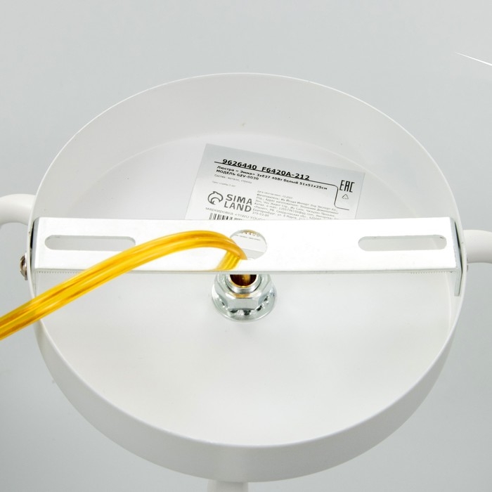 Люстра Люстра " Эмма" 3хЕ27 40Вт белый 51х51х25см BayerLux