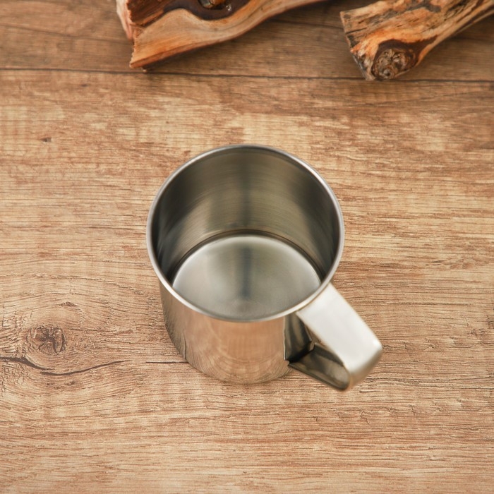 Кружка из нержавеющей стали Доляна «Индия», 330 мл, d=7,8 см Кружка из нержавеющей стали Доляна «Индия», 330 мл, d=7,8 см