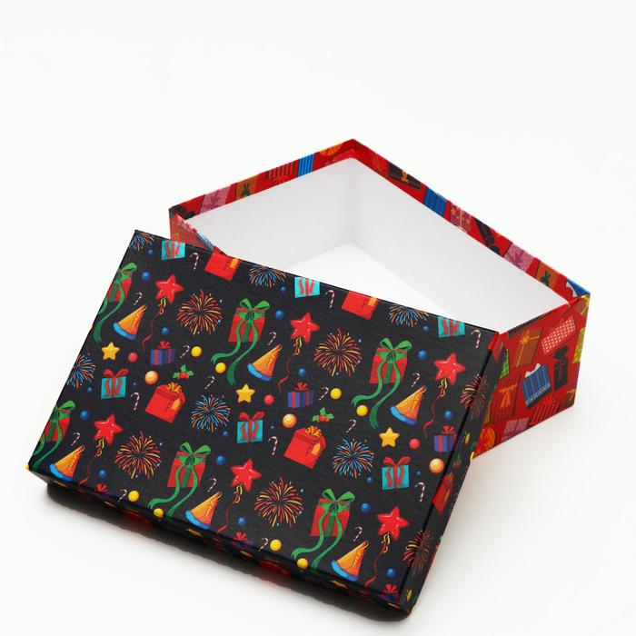 Набор коробок 3 в 1 Набор коробок 3 в 1 "Уютный новый год", 23 х 16 х 9,5 - 19 х 12 х 6,5 см