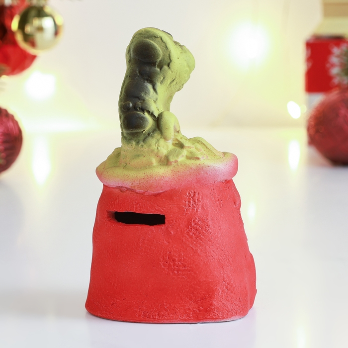 Новый год. Символ 2025. Копилка Новый год. Символ 2025. Копилка "Змея в мешке" 7х7х12см