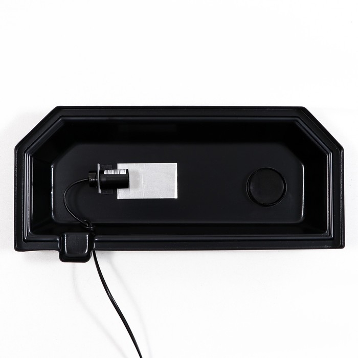 Аквариум Аквариум "Панорамный" с крышкой, 25 литров, 44 х 18,5 х 31/36,5 см, чёрный