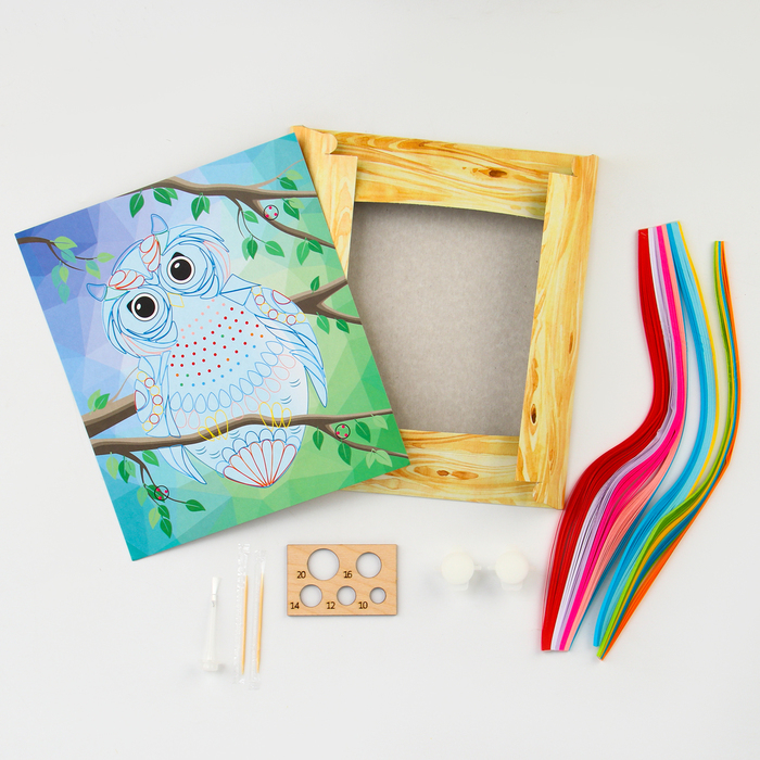 Квиллинг-панно «Совушка» Квиллинг-панно «Совушка»