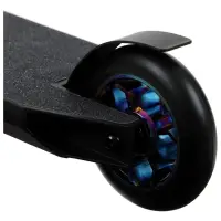 Самокат трюковой GRAFFITI Electric 24, колёса PU 100 мм, SCS компрессия, ABEC 9 Chrome, черный