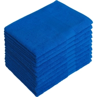 Набор полотенец махровых бордюр 440 г/м2, 40х70 саксонский голубой, 10шт