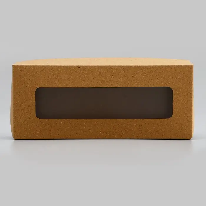 Коробка складная, крафт, 17&times;7&times;4 см, 0.5 л