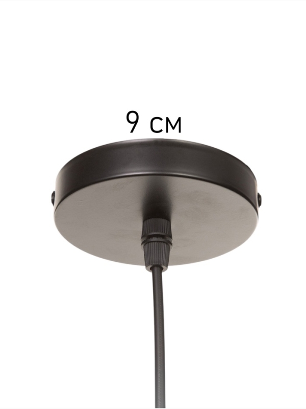 Светильник Timothy 1х40Вт Е27 пр-1м черный 32,5х32,5х12см