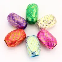 Лента упаковочная, с полосой, микс, 0.5 см &times; 10 м, набор 6 шт.