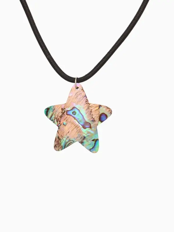 Кулон &laquo;Звездочка&raquo;, ракушка абалон