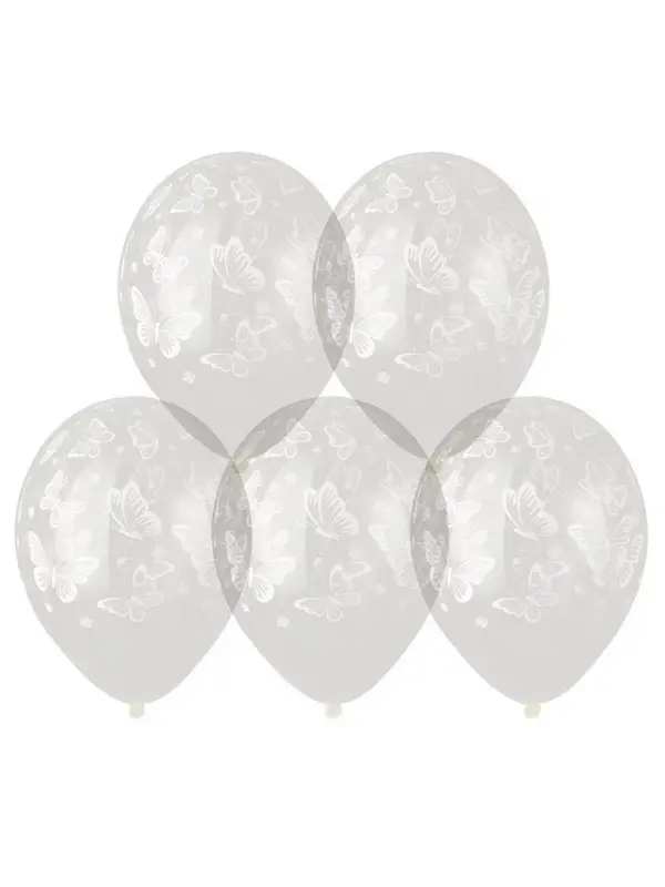 Воздушные шары латексные 14" &laquo;Бабочки&raquo;, 25 шт.