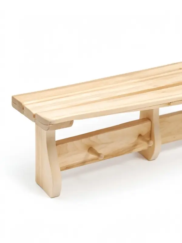 Полка - вешалка "Сосновская №2" 3 крючка 58х37х24 см