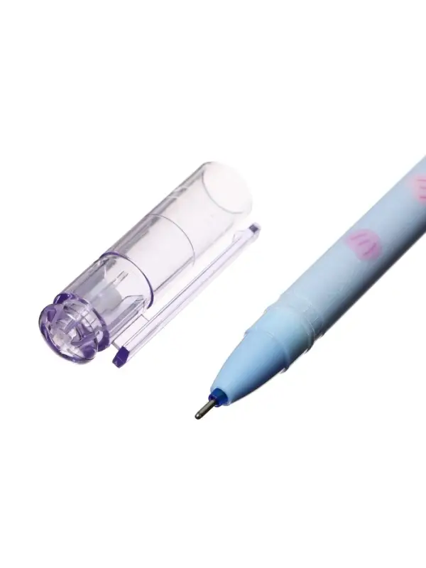 Стираемая ручка &laquo;Зайчик&raquo;, гелевая, синий стержень, узел 0.5 мм, МИКС