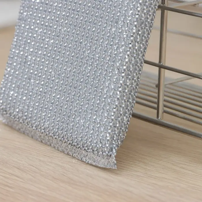 Губка для мытья посуды Доляна «Соты», с металлическим скрабером Губка для мытья посуды Доляна «Соты», с металлическим скрабером