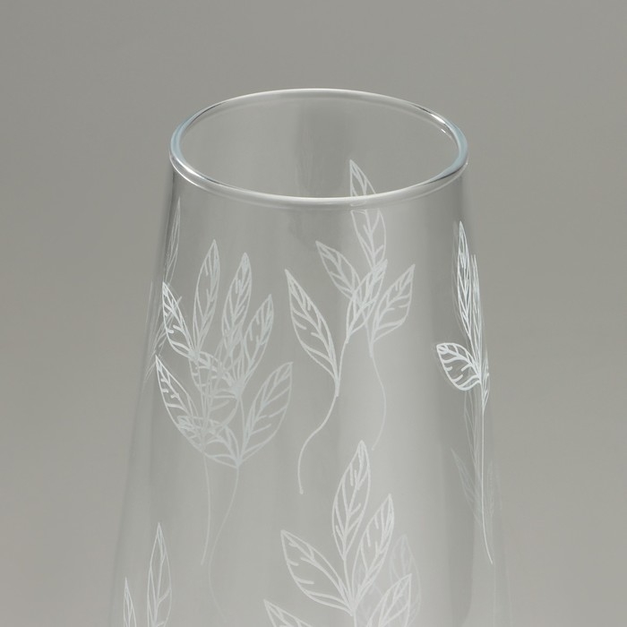 Ваза для цветов «Ботаника» стеклянная, прозрачная, 26 см, 1,7 л. Ваза для цветов «Ботаника» стеклянная, прозрачная, 26 см, 1,7 л.