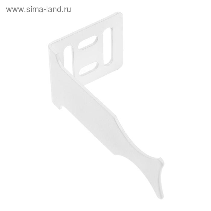Кронштейн для радиатора MasterProf ИС.030107, угловой, универсальный, белый Кронштейн для радиатора MasterProf ИС.030107, угловой, универсальный, белый