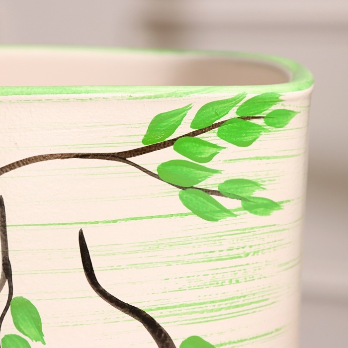 Горшок цветочный Горшок цветочный "Кустарник" роспись 6 л