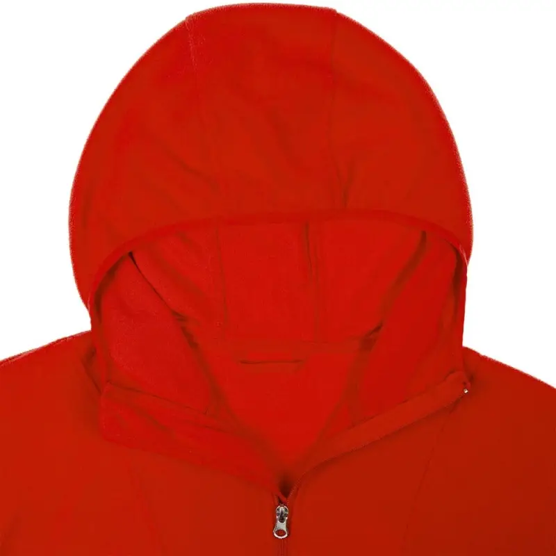 Анорак флисовый унисекс Fliska, красный, размер XS/S Анорак флисовый унисекс Fliska, красный, размер XS/S