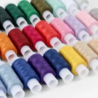 Нитки, набор 30 шт., 200 м, 40/2, разноцветные