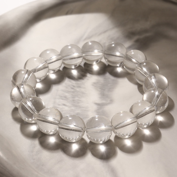 Браслет шар №12 «Горный хрусталь», 5,5 см Браслет шар №12 «Горный хрусталь», 5,5 см