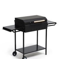 Мангал GrilMe, 35 х 115 х 83 см, сталь 2 мм, 2 полки, колёса