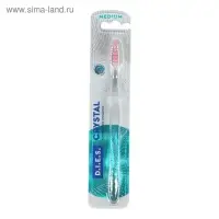 Зубная щётка D.I.E.S. Crystal средней жёсткости, 1 шт.