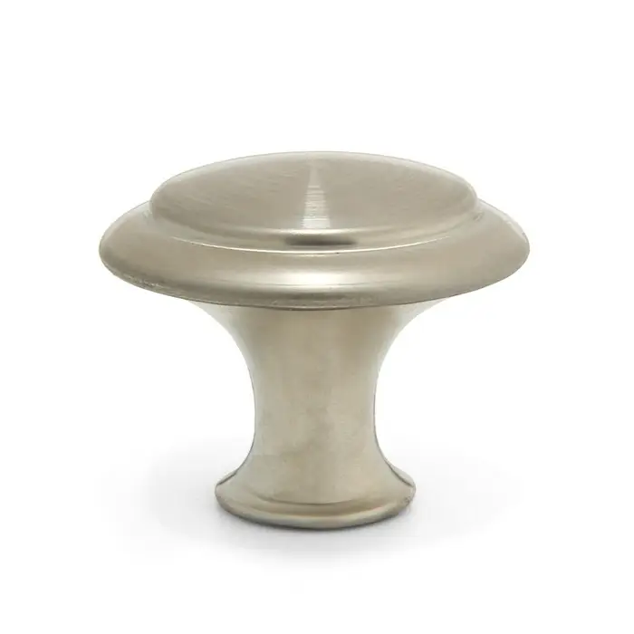 Ручка кнопка ТУНДРА, d=28 мм, цвет матовый никель Ручка кнопка ТУНДРА, d=28 мм, цвет матовый никель