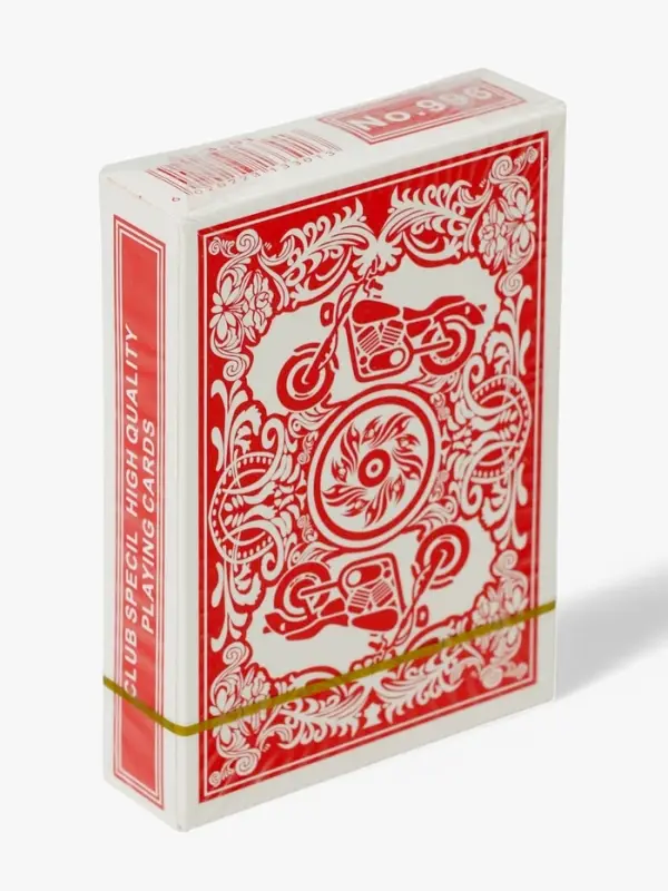 Карты игральные 54 шт. «Мотоцикл», для игры в покер, 6.3×8.7 см, красная рубашка Карты игральные 54 шт. «Мотоцикл», для игры в покер, 6.3×8.7 см, красная рубашка