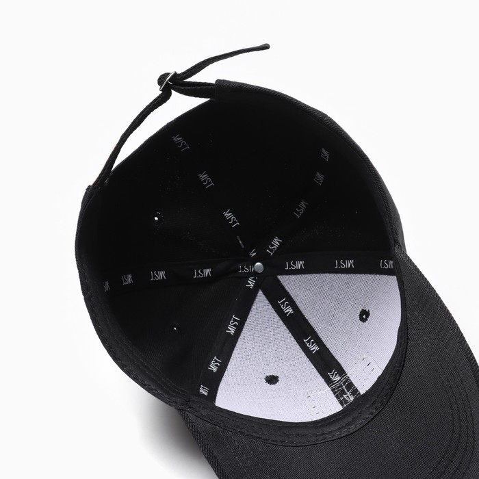 Бейсболка MIST  Бейсболка MIST "Break the rules", цвет черный,  размер 56-58