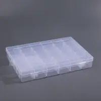 Органайзер для хранения мелочей, 36 ячеек, 27.3&times;17.5&times;4.5 см, прозрачный