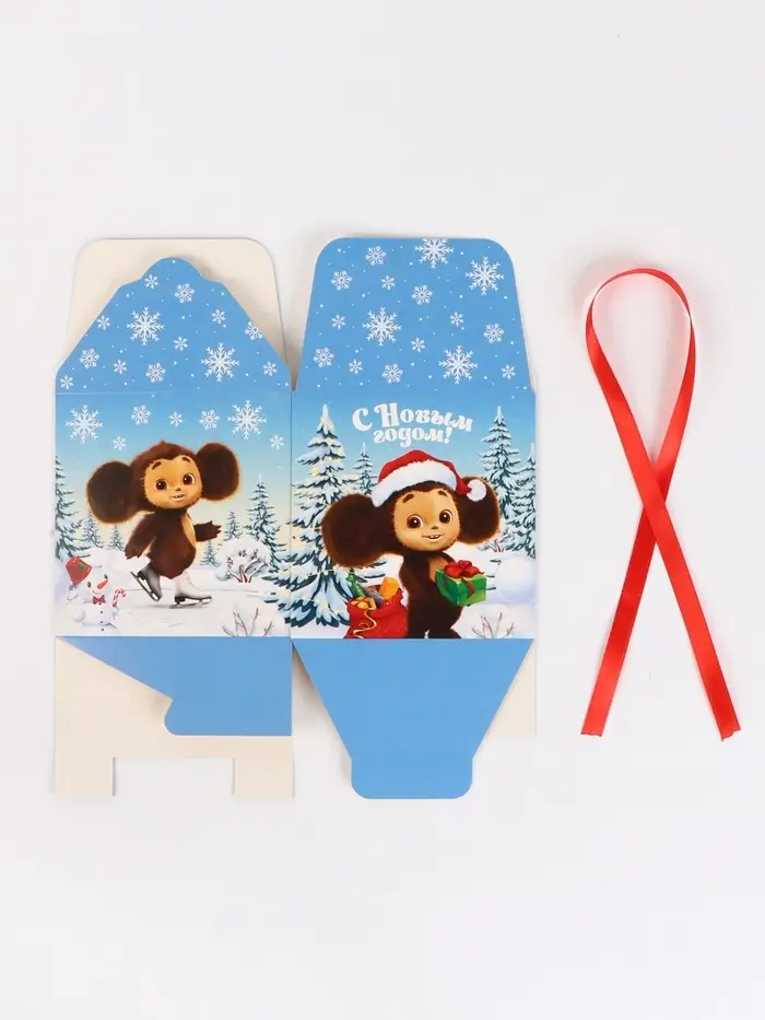 Подарочный набор 3 шт,Чебурашка , 12 х 12 х 12 см