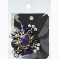 Брошь &laquo;Императрица&raquo;, награда, цветная в чернёном золоте