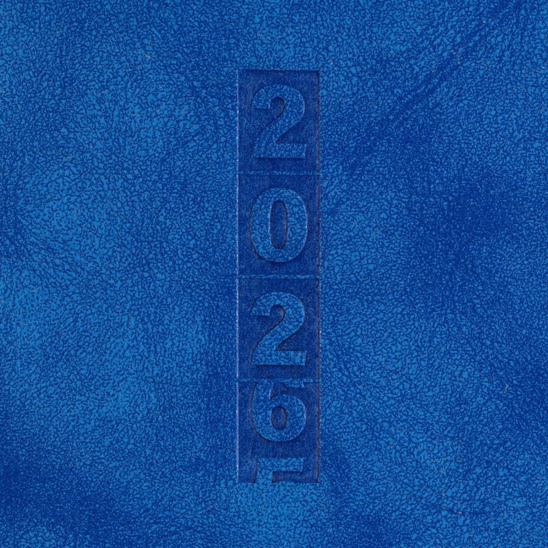 Ежедневник датированный 2026 ESCALADA А6+ (126х174мм), 176л, синий 70298